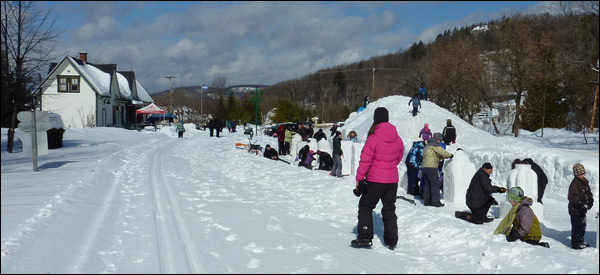 Randonnes, ftes et ski de fond  la gare