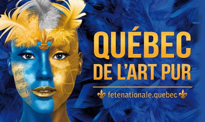 Fête nationale du Québec à la gare de Prévost, dans les Laurentides 2016